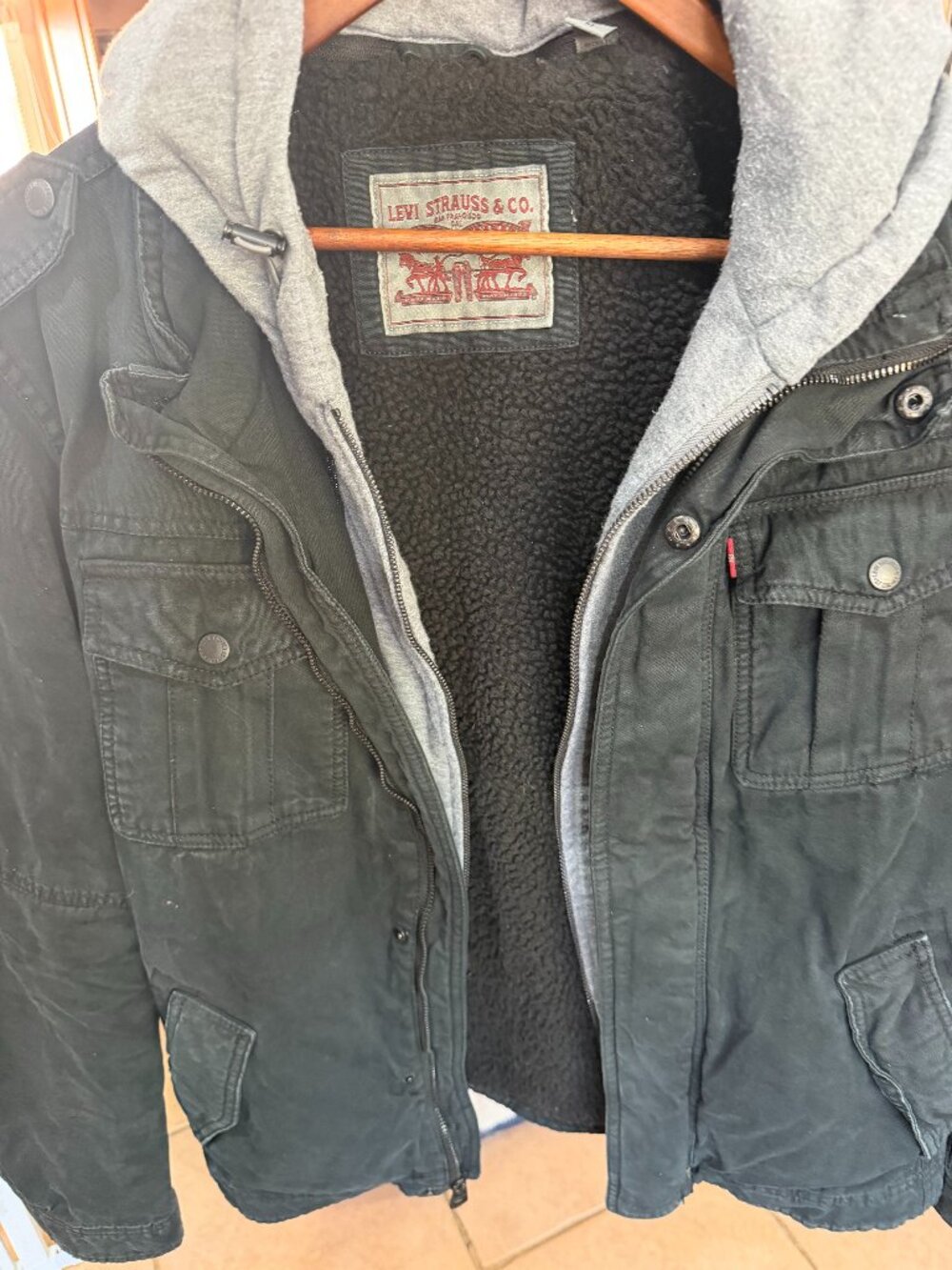 Levi's Hooded Military Field Jacket